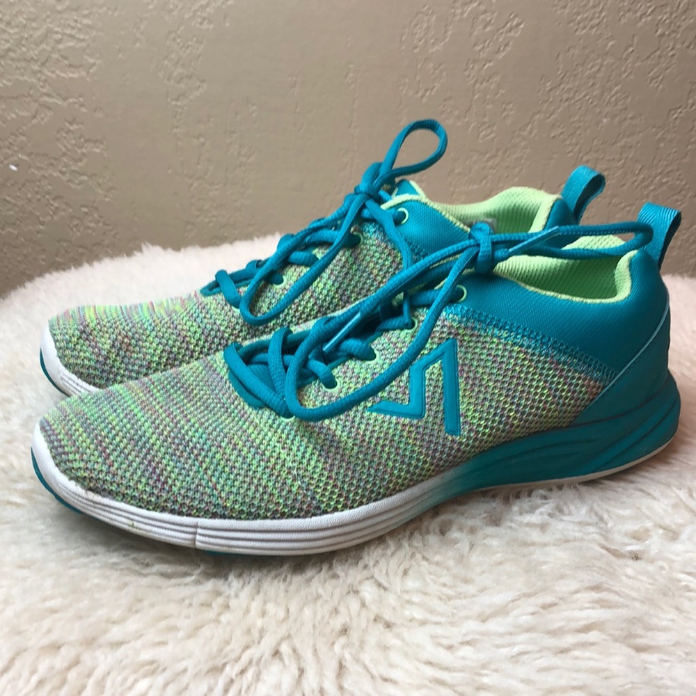 Vionic 335 Adley Blue Green Shoes 7.5 Wide